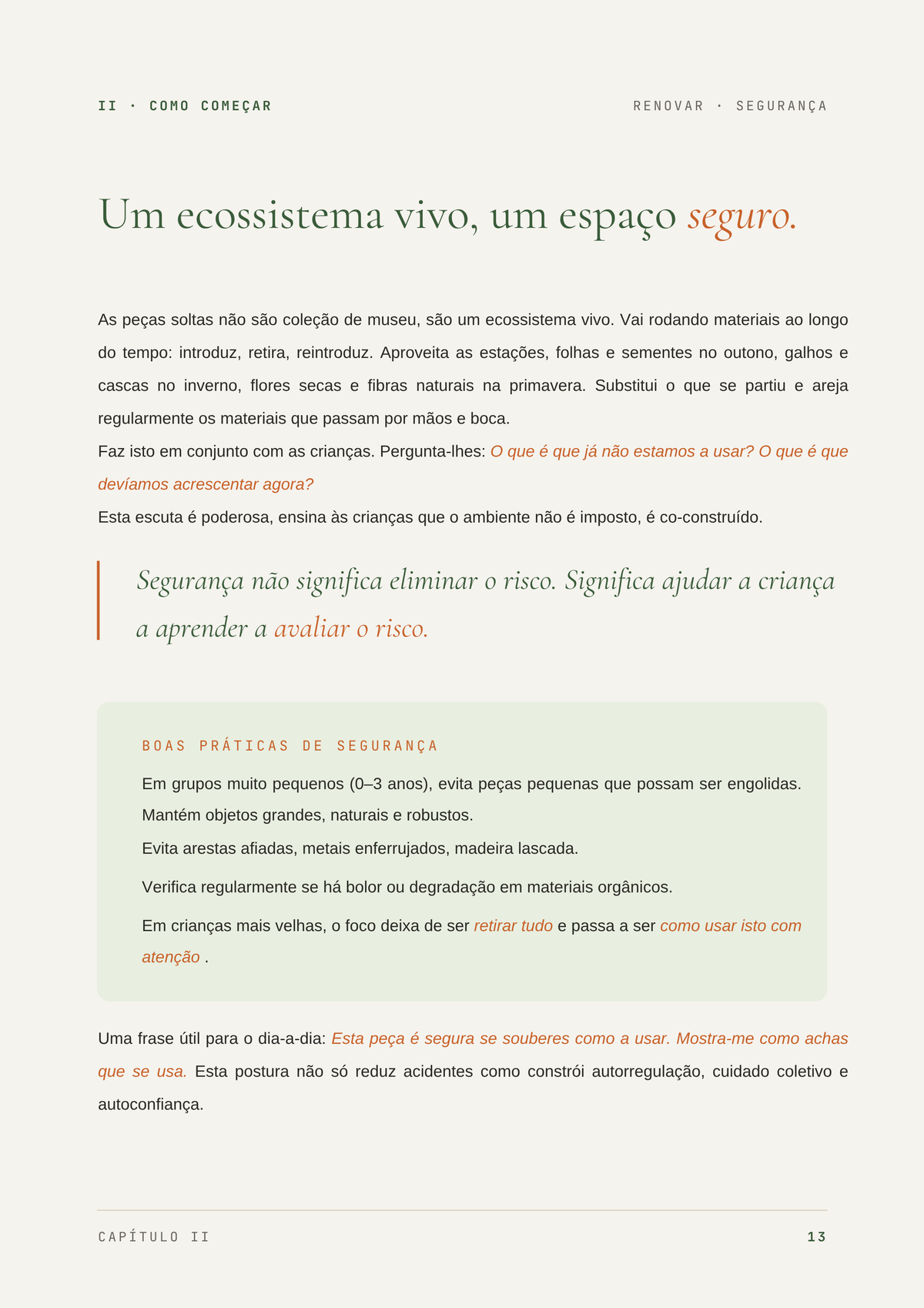 Peças Soltas - O Poder do Brincar Aberto