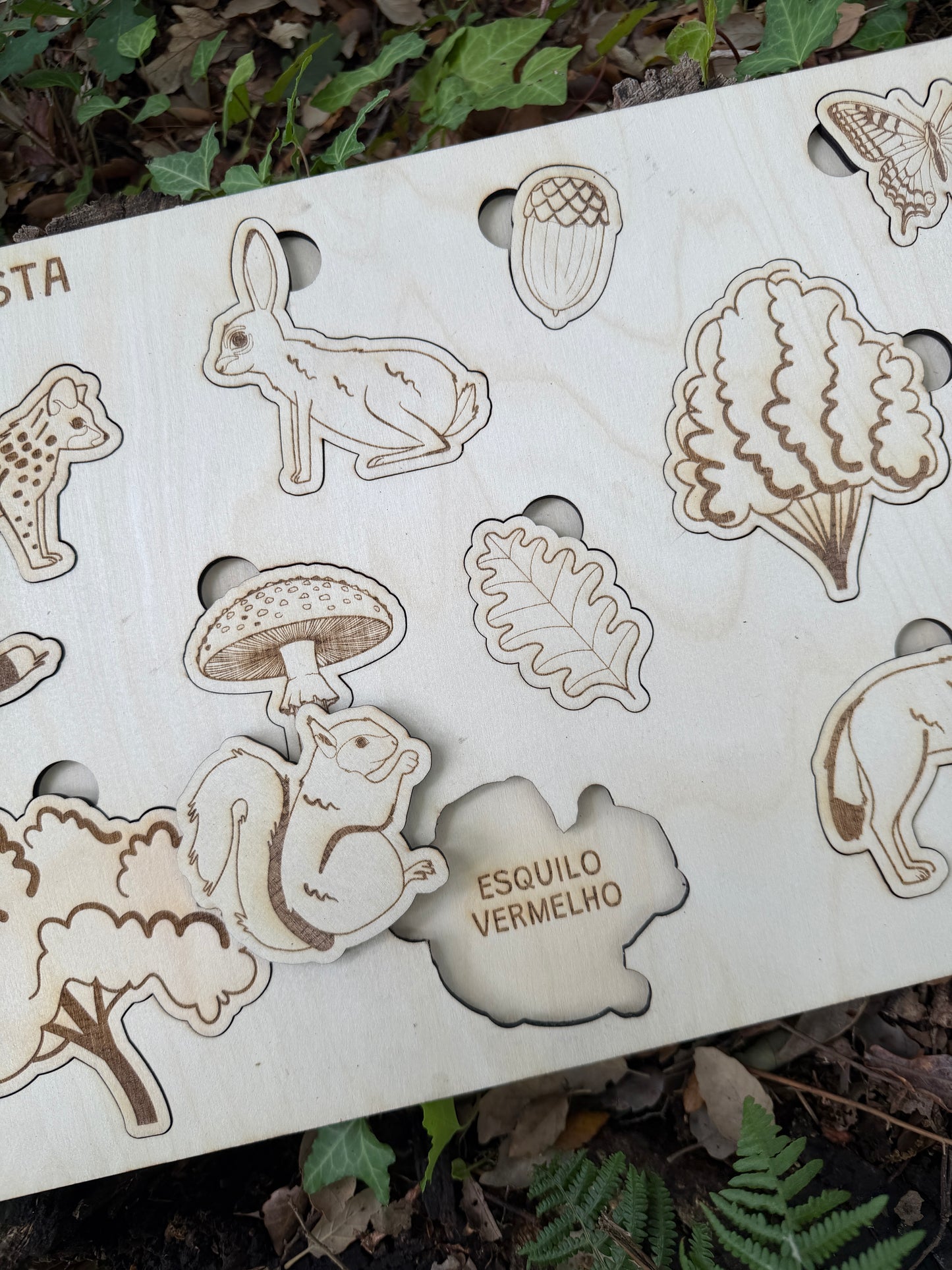 Na Floresta - Puzzle Grande