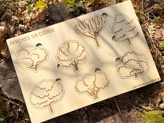 Árvores da Cidade Puzzle Grande