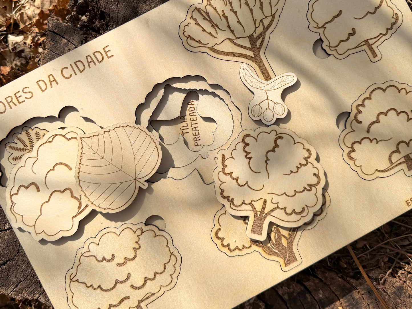 Árvores da Cidade Puzzle Grande