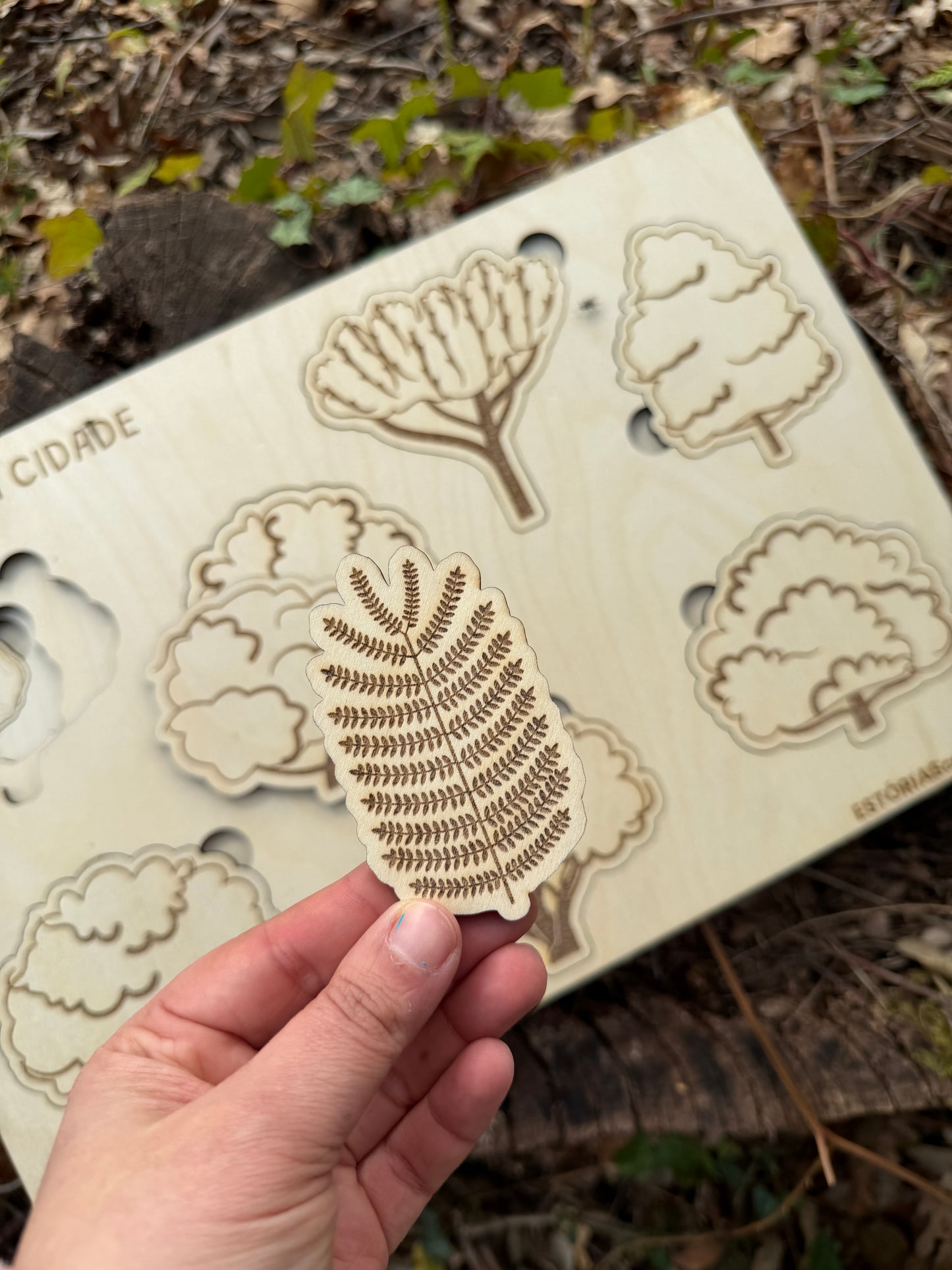 Árvores da Cidade Puzzle Grande