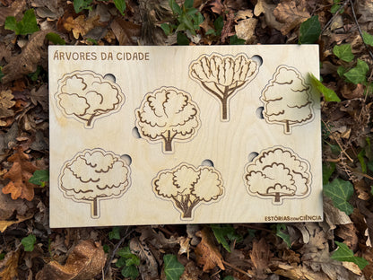 Árvores da Cidade Puzzle Grande