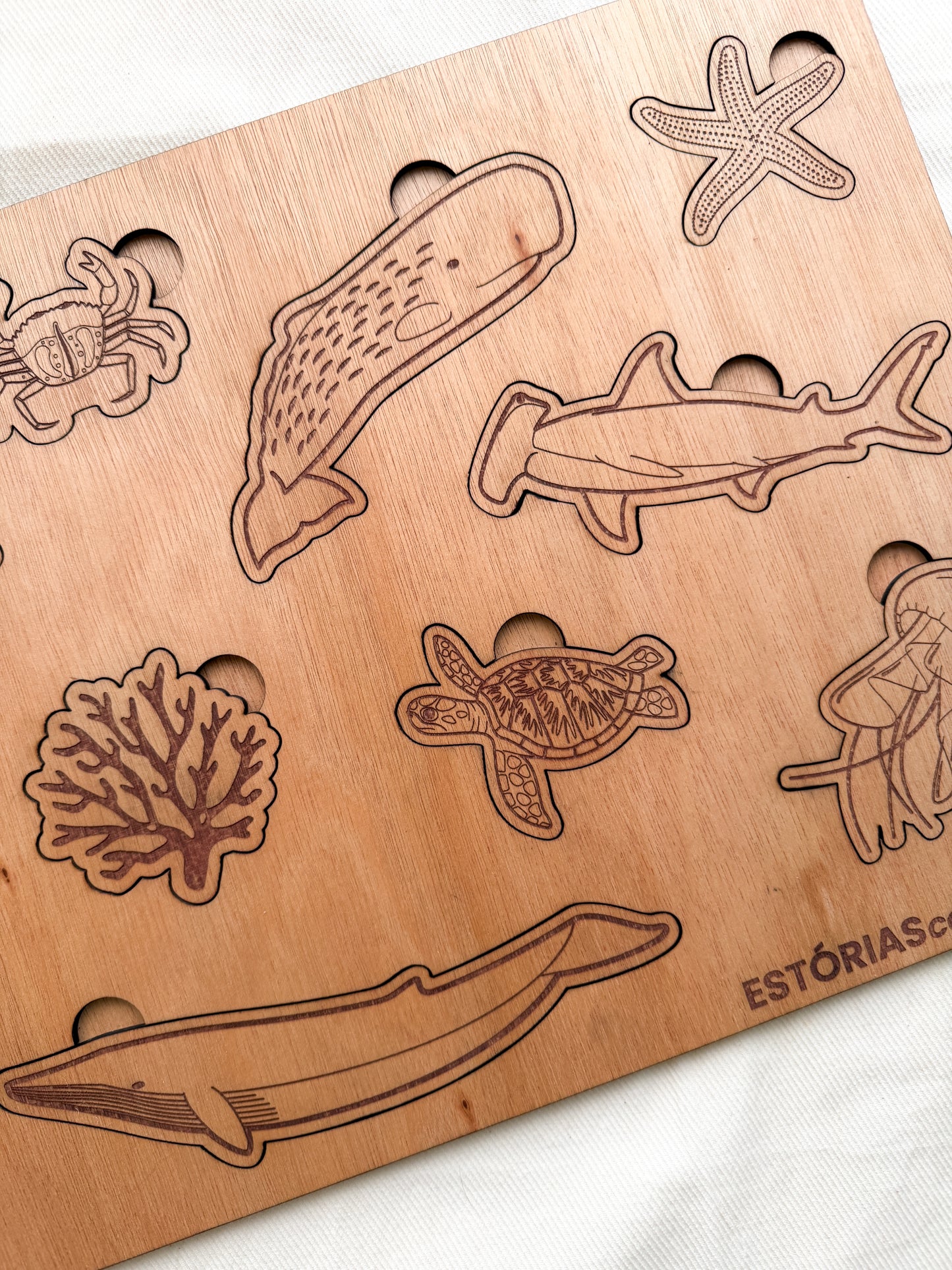 No Oceano - Puzzle Grande