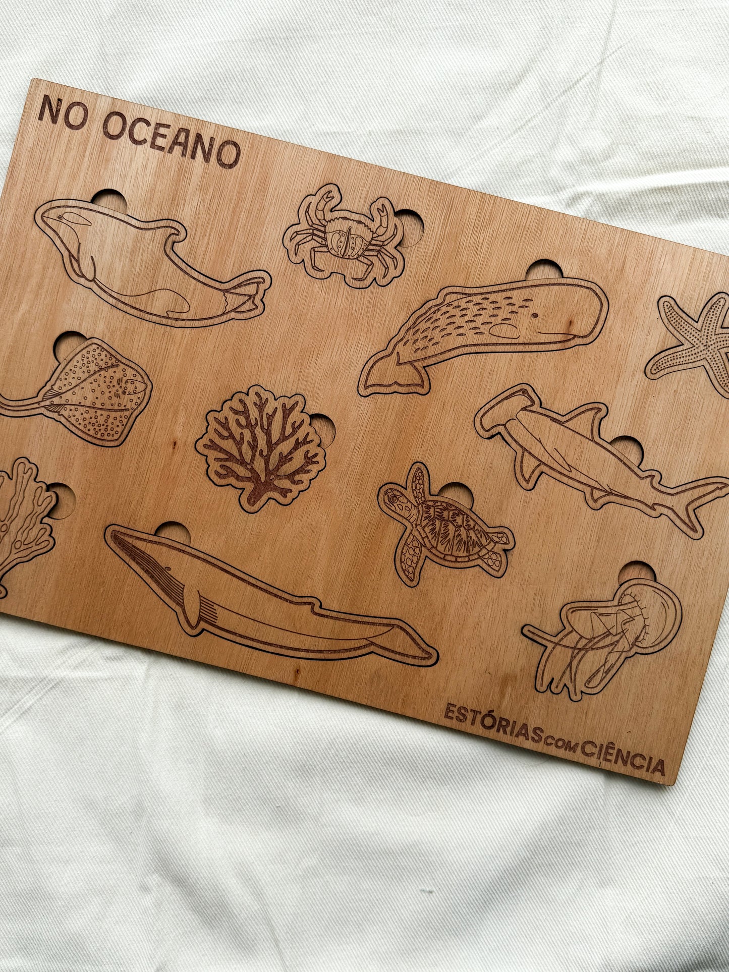 No Oceano - Puzzle Grande