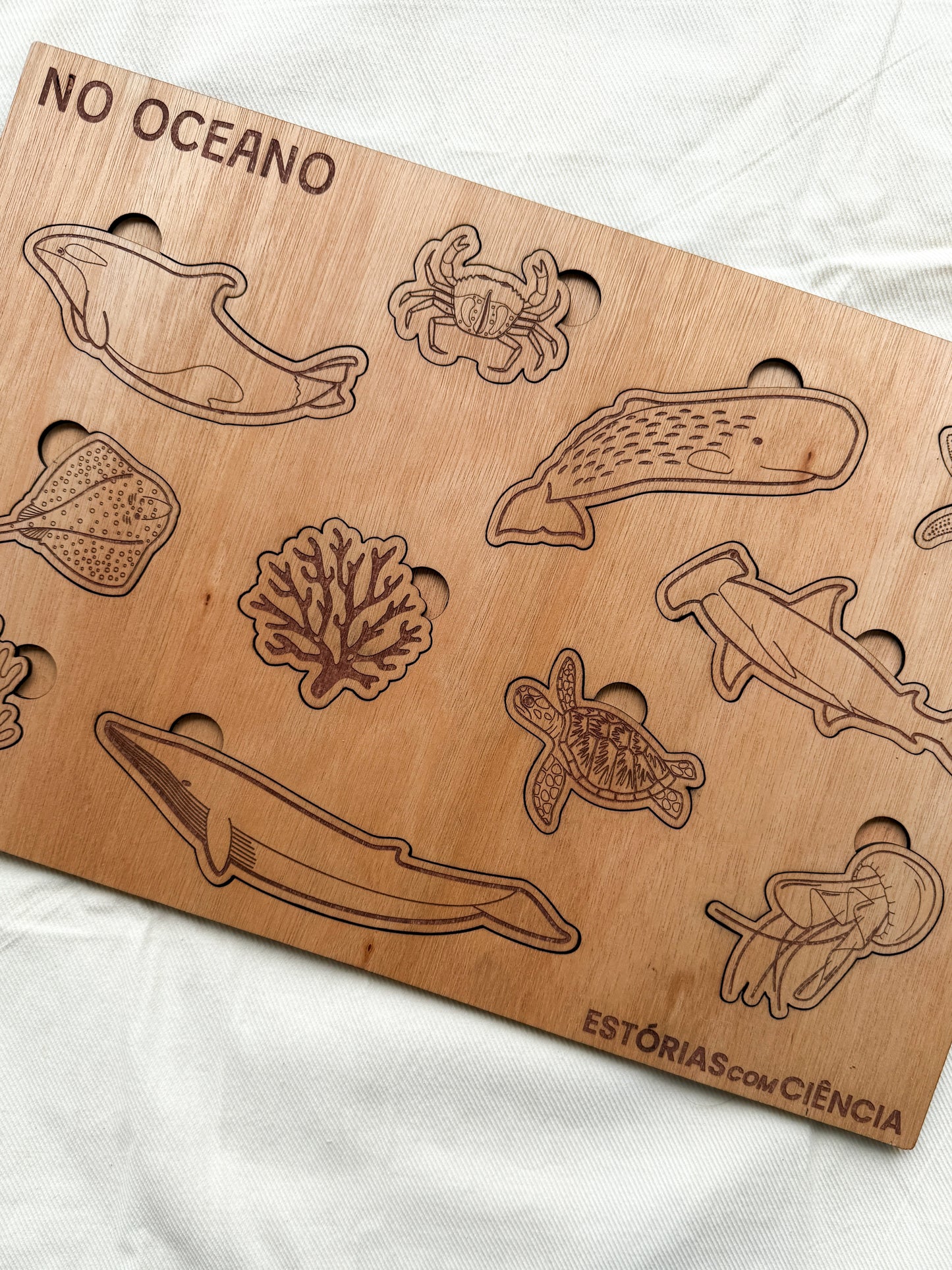 No Oceano - Puzzle Grande