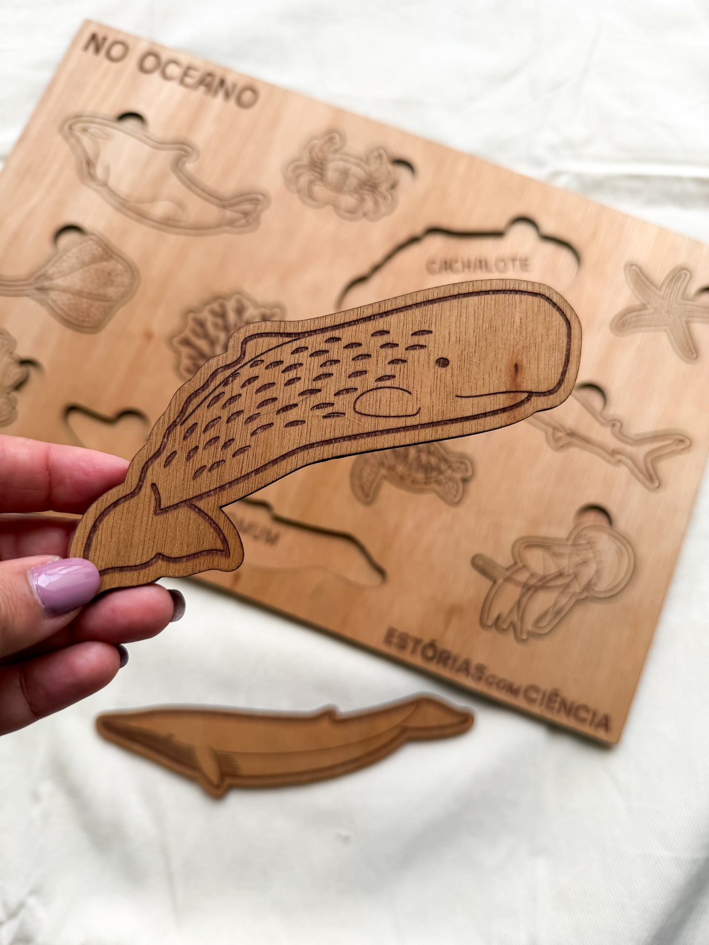 No Oceano - Puzzle Grande