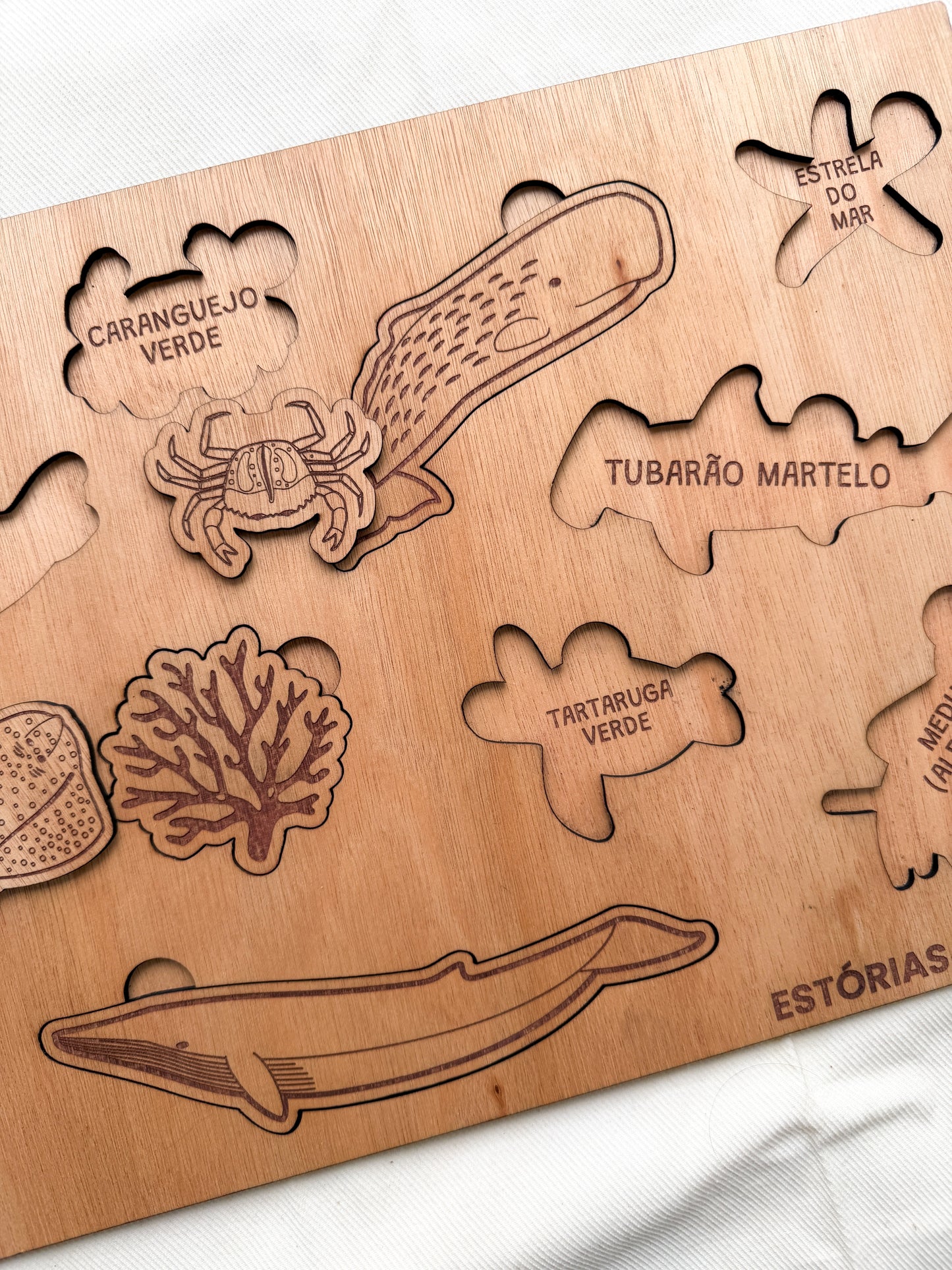 No Oceano - Puzzle Grande